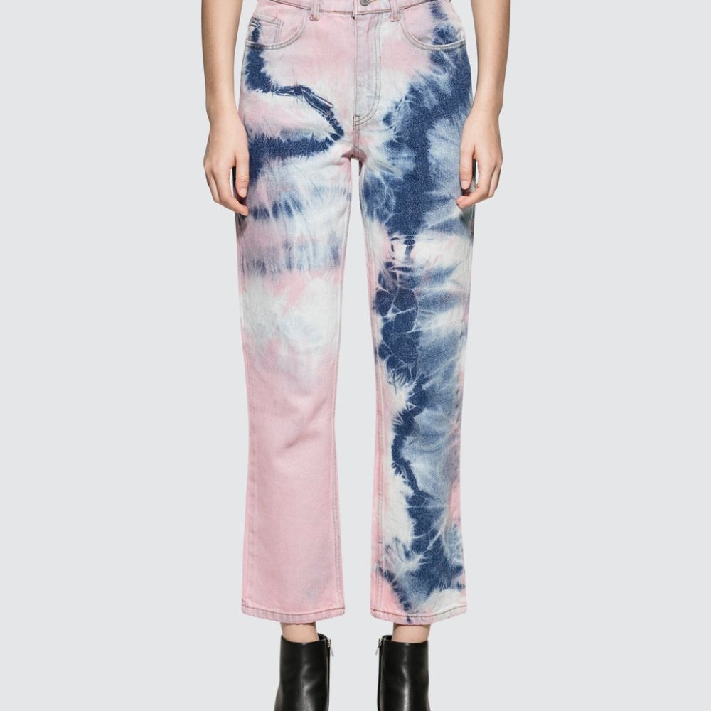 Ashley Williams - Tie Dye Pink Blue Jean